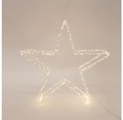 LED vonkajšia vianočná dekorácia 140xLED/2,1W/230V IP44 teplá biela hviezda 60 cm