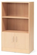 Kancelárska skriňa FLEXUS, 2 otvorené police, 1325x760x415 mm, buk