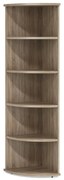 Vysoká rohová skriňa Impress 37 x 37 x 190 cm, dub sonoma