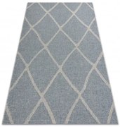 Koberec HOUSE šnúrkový SIZAL 40345 sivý / modrý
