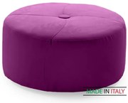 Veľký okrúhly taburet ROUND, fialová (viky 19)