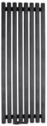Regnis Lazur LA, vykurovacie teleso 540x1200mm so stredovým pripojením 50mm, 900W, čierna matná, LAZURLA/1200/540/D5/BLACK