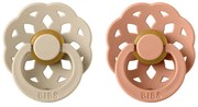 BIBS Boheme cumlíky, kaučuk 2ks - veľkosť 1 - Vanilla Peach