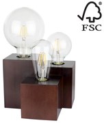 Spot-Light 2276376 - Stolná lampa VINCENT 3xE27/15W/230V