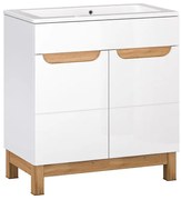 Kúpeľňová skrinka pod umývadlo Bafi 2D 80 cm