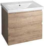 Aqualine Aqualine, ALTAIR umývadlová skrinka 67x60x45cm, dub emporio, AI370