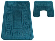 Sada kúpeľňových koberčekov Montana Ethnic Deep Lake