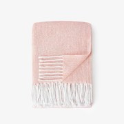 Goldea bavlnená deka mozaika - pastelová ružová 140 x 200 cm