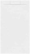 Sprchová vanička obdĺžniková SAT Fusion 100x80 cm liaty mramor Blanco SATFU10080BL