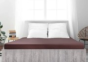 Jersey plachta z mako bavlny LUXORA 90x200 cm tmavohnedé