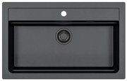 ALVEUS 1148163 - Kuchynský drez ATROX 79x50 cm granit/čierna