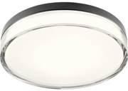 Redo 01-3736 - LED Stropné svietidlo FRISBI LED/18W/230V 3000/4000K IP44 čierna