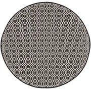 Koberec Lineo black/wool 120cm