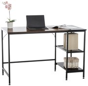 Písací stôl Oviedo - v76 x 120 x 60 cm - Hnedá