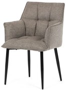 Autronic BONTEC Jedálenská stolička, sivá, látka, DCH-J2139 GREY2 Farba: Béžová