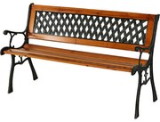 Záhradná lavička Paula, 125 x 52 x v. 73 cm, cyprusové drevo
