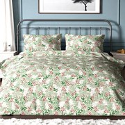 Flanelové obliečky Homa BRES GREEN 140x200 cm