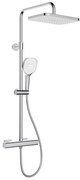 KFA Armatura 5756-910-00 - Sprchová súprava s termostatickou batériou MALAGA, lesklý chróm