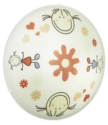EGLO 88973 - Detské stropné svietidlo JUNIOR 2 2xE27/60W farebná