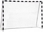 Futbalová tréningová bránka so sieťou 180x120 cm, čiernobiela, MultiGarden