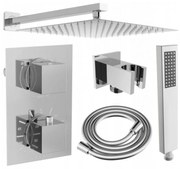 Mexen Cube DR02 sprchová súprava pre podomietkovú inštaláciu z dažďová sprcha 30 cm, chrómová - 77502DR0230-00