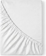 Kvalitex Saténové prestieradlo s gumou biela, 90 x 200 cm