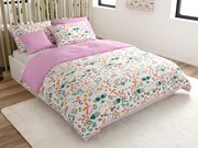 Bavlnené obliečky LUNETTA ružové Rozmer obliečok: 70 x 90 cm | 140 x 200 cm