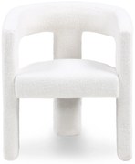 Designové křeslo LORY boucle krémové