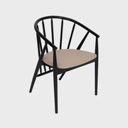 Stolička CALIDO čierna 739316