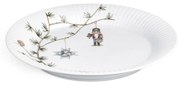 Biely porcelánový tanier s vianočným motívom ø 27 cm Hammershøi Christmas – Kähler Design