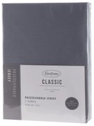 JERSEY PRESTIERADLO 180X200 CM, VÝŠKA 30 CM TMAVOSIVÉ