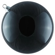 DECOLED Plastová guľa, 30 cm, čierna, lesklá