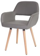 Jedálenská retro stolička Altena2 - Sivá