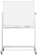 Mobilná magnetická tabuľa Magnetoplan 120 x 90 cm, biela