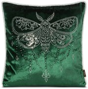 DEKORAČNÁ OBLIEČKA NA VANKÚŠ ROYAL10 45X45 CM TMAVOZELENÁ