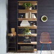 furniture-nabytek.cz - Police drevo kov 90x213x35
