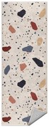 Krémový prateľný behúň 60x230 cm Cracked Terrazzo – Mila Home