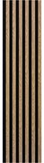 DeCori akustický 3D dub svetlý, 20 x 300 x 2700 mm 0,81m2