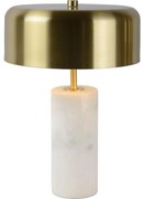 Lucide 34540/03/31 - Stolná lampa MIRASOL 3xG9/7W/230V biela/zlatá