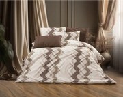 ECOMATRACE Bavlnené posteľné obliečky Elegant brown