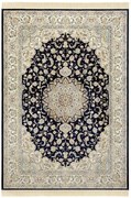 Hanse Home, Kusový koberec Naveh 104378 darkblue / Cream, 195x300, modrá, chodba / predsieň