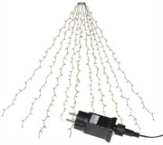 Svetelná reťaz v tvare kužeľa, 280 LED, teplá biela