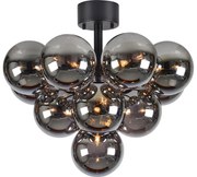 Markslöjd 108845 - Prisadený luster MERLOT 13xG9/18W/230V pr. 56 cm čierna/dymová