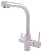 RAV SLEZÁK Seina drezová batéria s otočným ramienkom, 2 prúdy chróm SE918.5