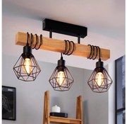 Eglo 44074 - Prisadený luster TOWNSHEND 3xE27/60W/230V