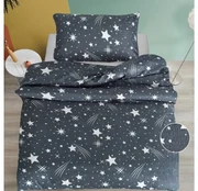 Krepové obliečky NOČNÁ OBLOHA BLEND sivé Rozmer obliečky: 70 x 90 cm | 140 x 200 cm