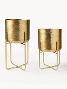 Súprava obalov na kvetináče z kovu Nives, 2 ks