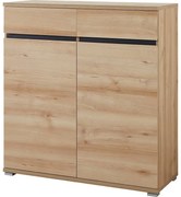 Skrinka na topánky v dekore buka so zásuvkami Lissabon - Germania