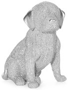 DEKORAČNÁ SOŠKA ELDO 14X9X16 CM STRIEBORNÁ