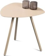 Stolík Mira, priemer 50 cm, béžový%